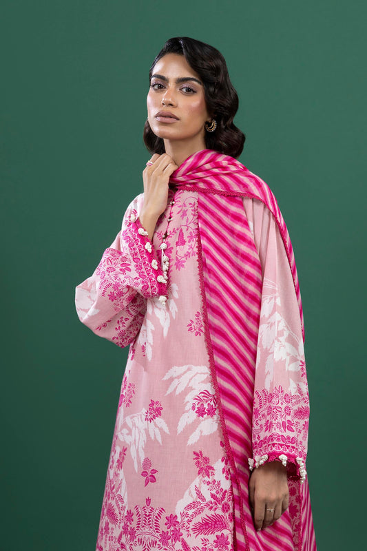 Unstitched 3 Piece Lawn Suit