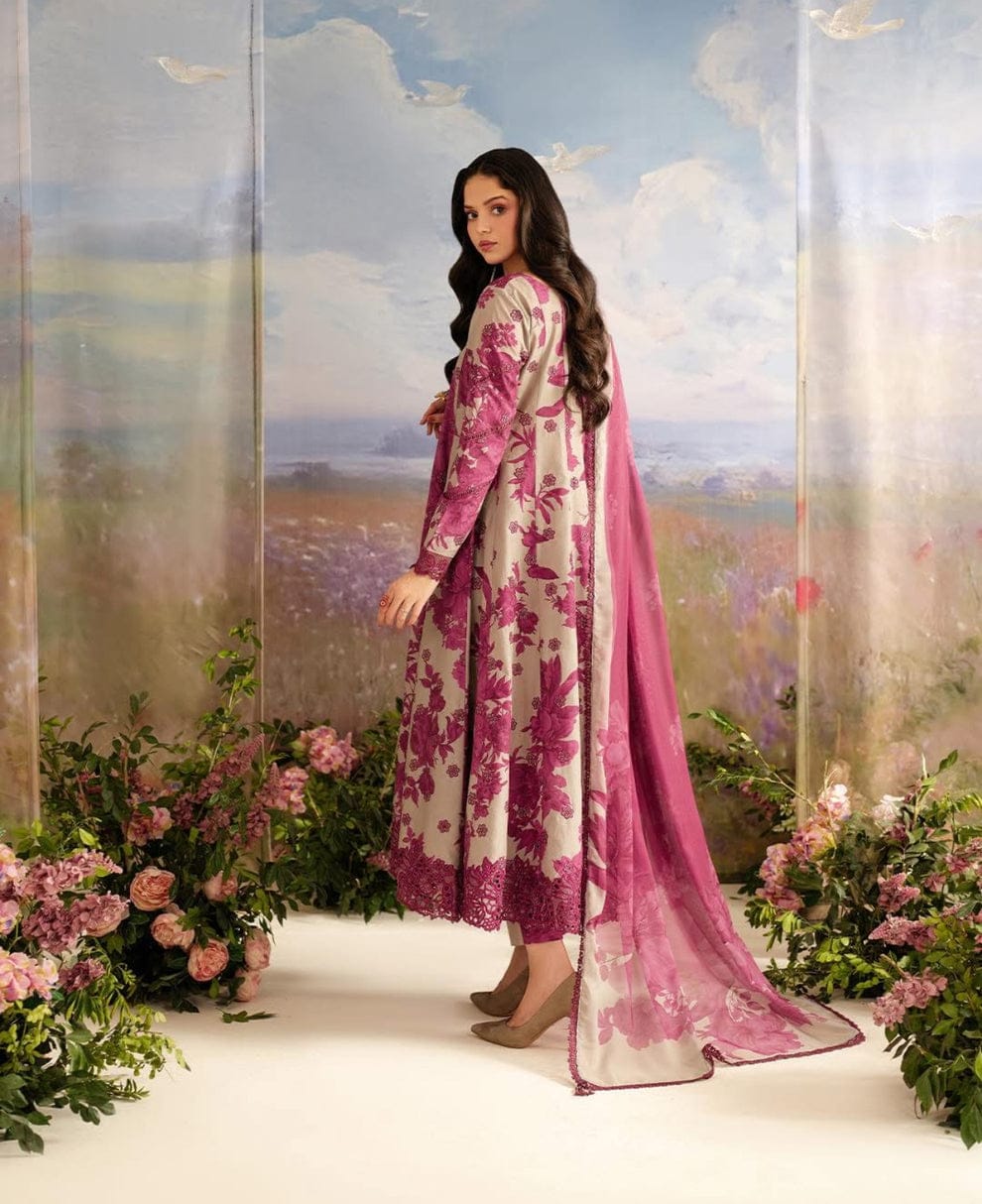 MARIA.B EMB WITH PATCHES UNSTICHED 3 PIECE