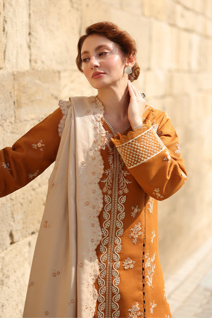 Cappuccino EMBROIDERED DHANAK UNSTITCHED AS_38