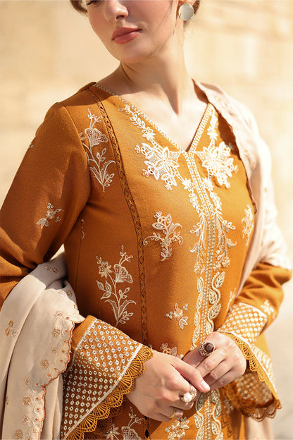 Cappuccino EMBROIDERED DHANAK UNSTITCHED AS_38