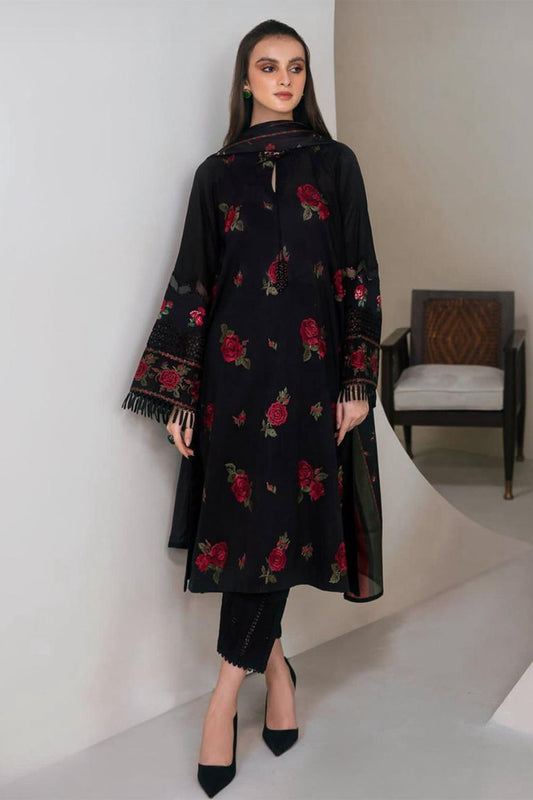 JAZMIN - – Luxury Embroidered 3-Piece in DHANAK UNSTICED