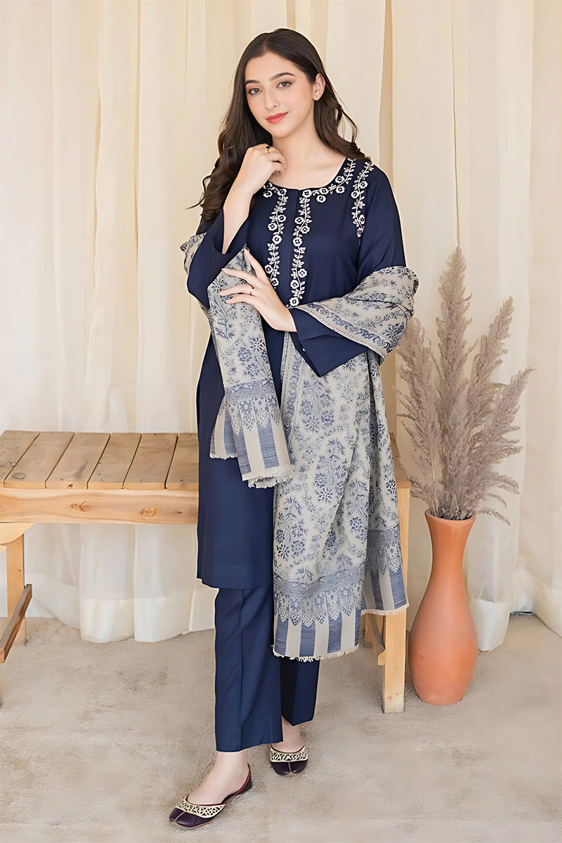 URGE - 3PC LAWN EMBROIDERED AS-01
