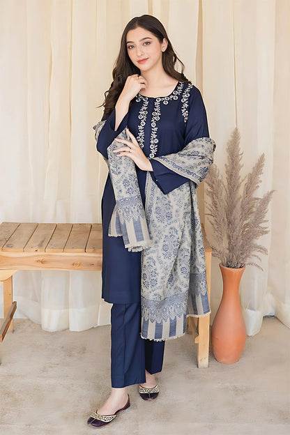 URGE - 3PC LAWN EMBROIDERED AS-01
