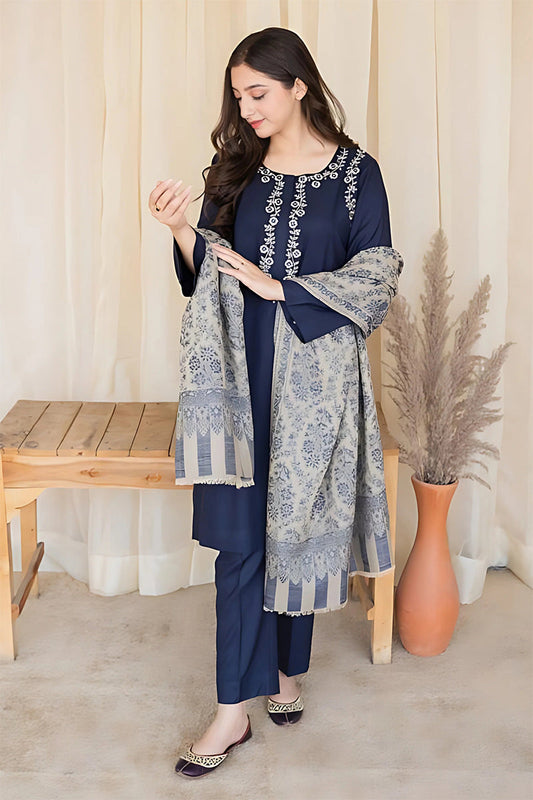 URGE - 3PC LAWN EMBROIDERED AS-01