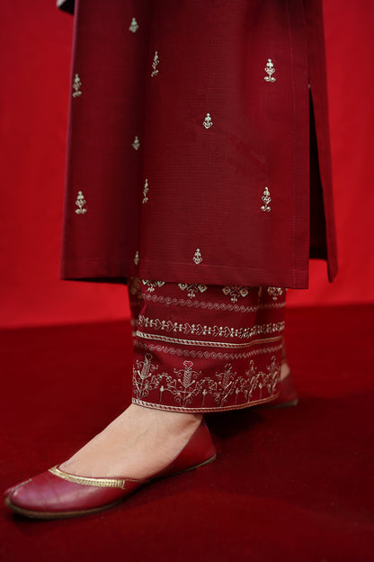 ELKA – Luxury Embroidered 3-Piece in DHANAK