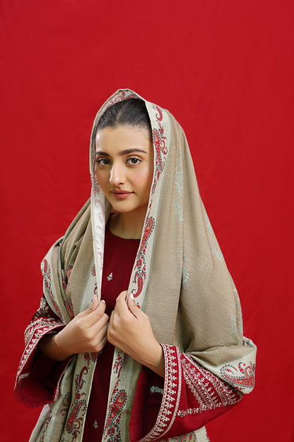 ELKA – Luxury Embroidered 3-Piece in DHANAK