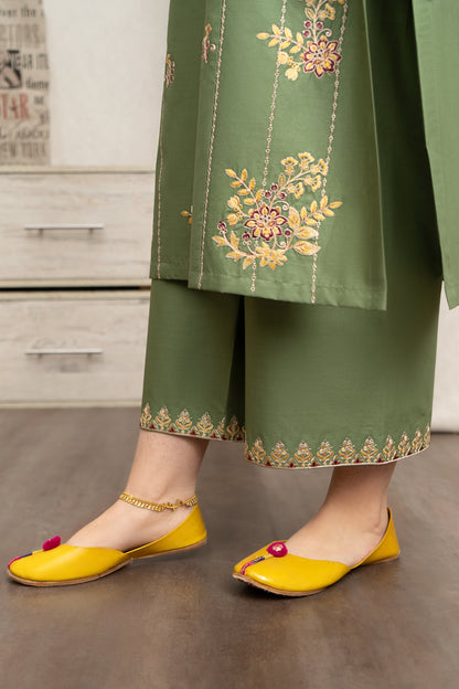 HABIBA – Luxury Embroidered 3-Piece in DHANAK