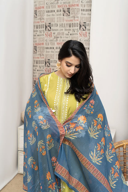 TOOR – Luxury Embroidered 3-Piece in DHANAK