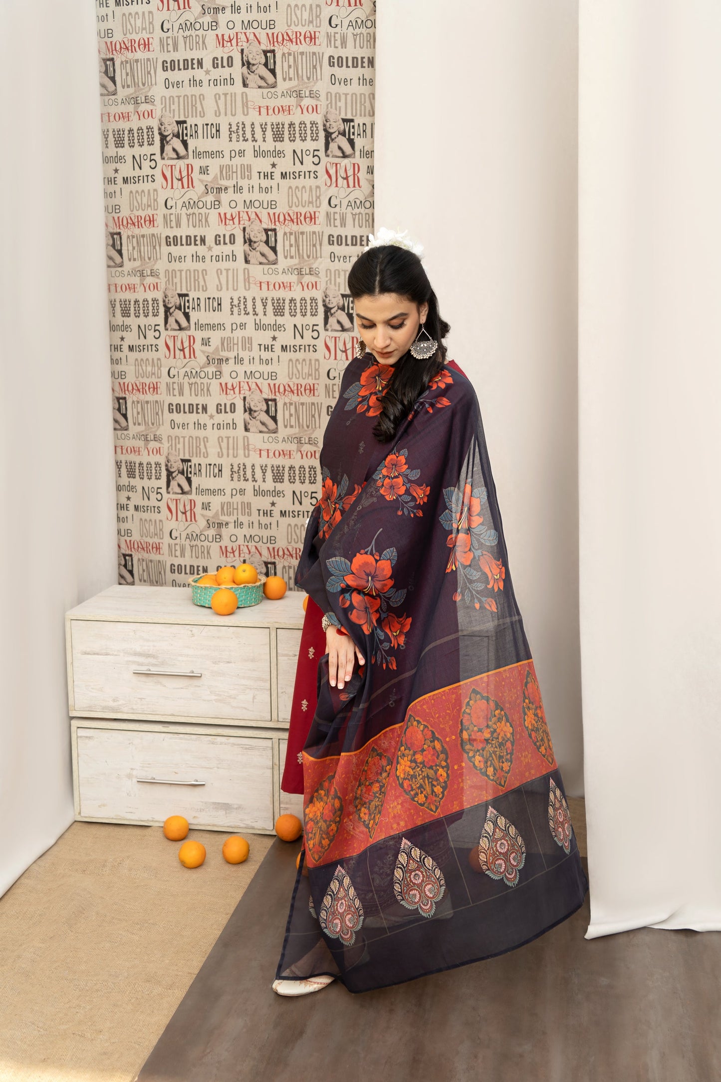 SABEEHA – Luxury Embroidered 3-Piece in DHANAK