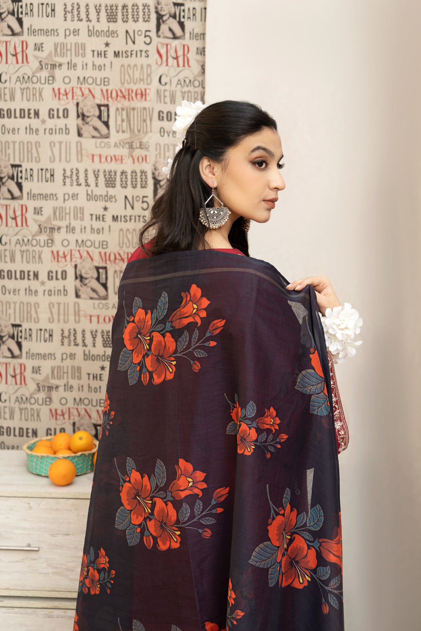 SABEEHA – Luxury Embroidered 3-Piece in DHANAK