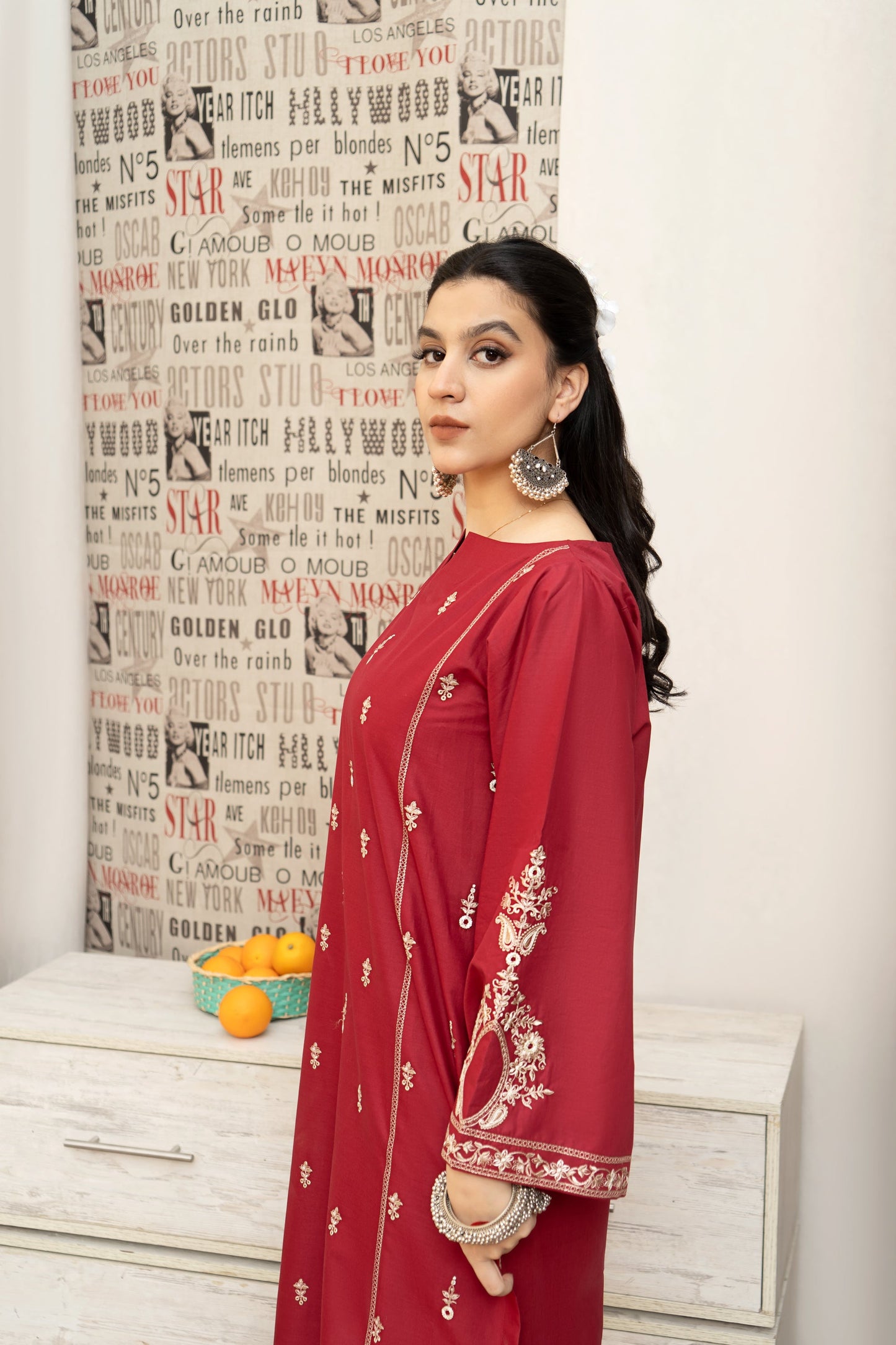 SABEEHA – Luxury Embroidered 3-Piece in DHANAK
