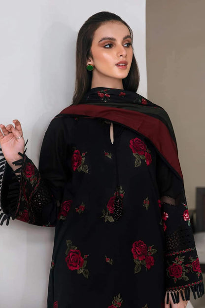 JAZMIN - – Luxury Embroidered 3-Piece in DHANAK UNSTICED