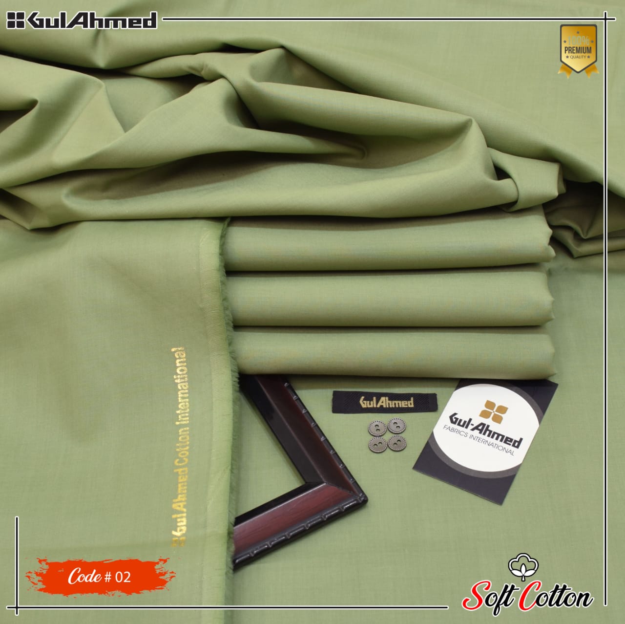 Gul Ahmad Summer Executive Soft Cotton 100% Original