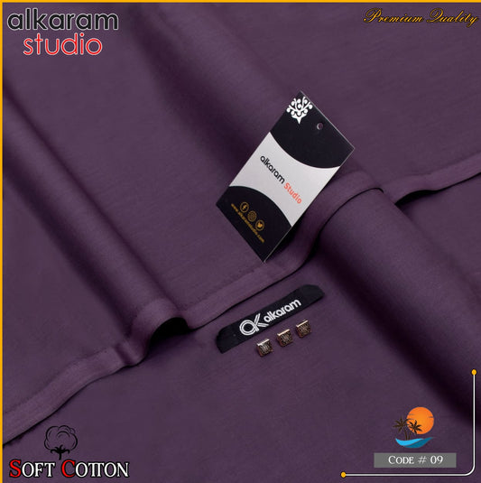 Alkaram Summer Executive Soft Cotton 100% Original AKAS- 008