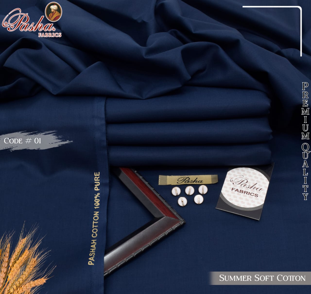 Pasha Summer Executive Soft Cotton 100% Original PAS-008