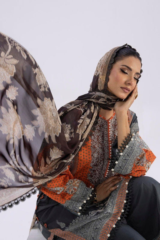 Sana Safinaz 3 Piece Printed Unstitched Suit
