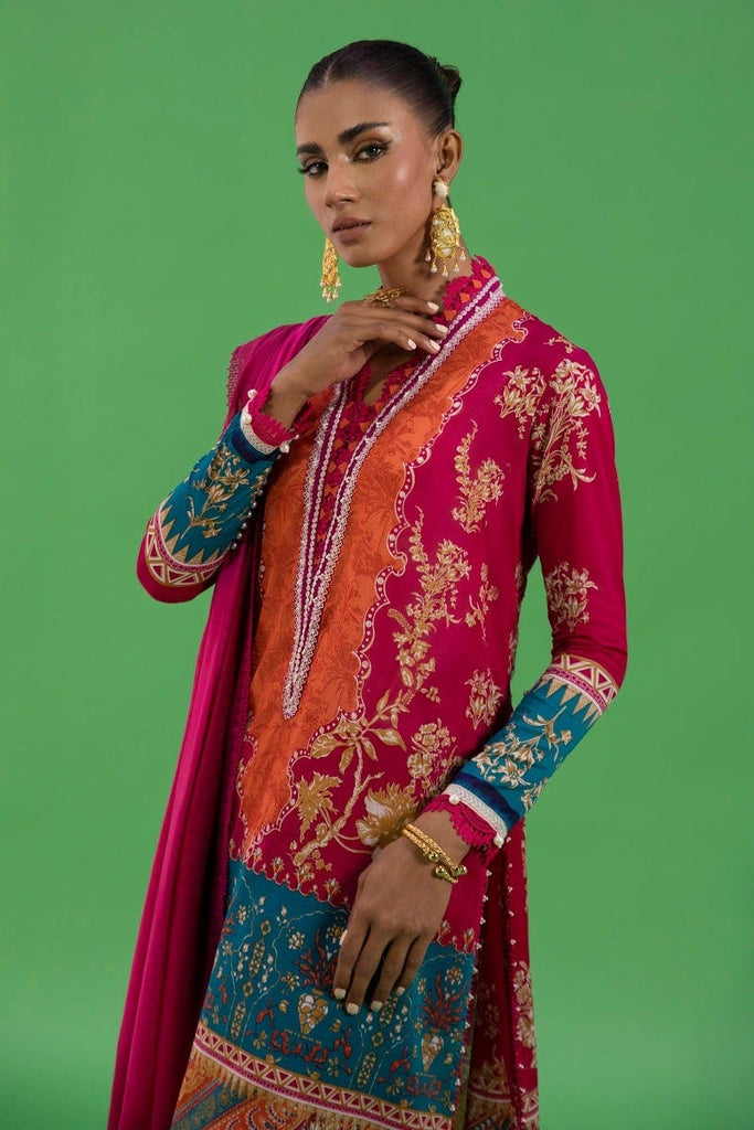 Sana Safinaz 3 Piece Printed Unstitched Suit