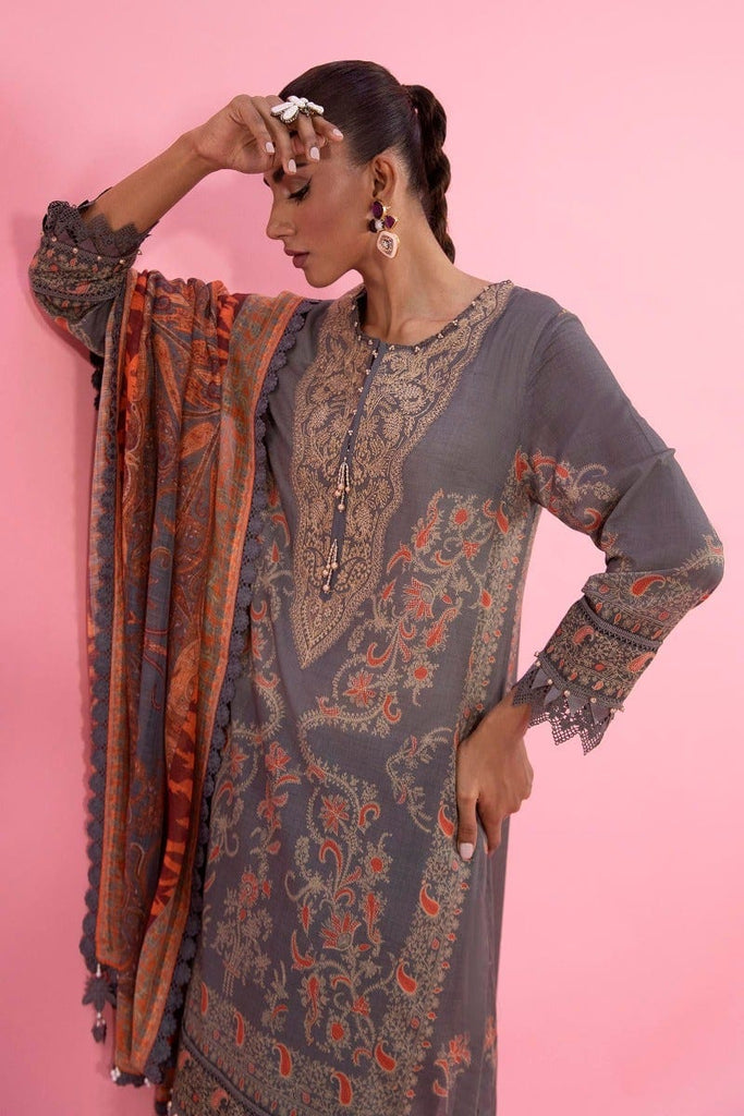 Sana Safinaz 3 Piece Printed Unstitched Suit
