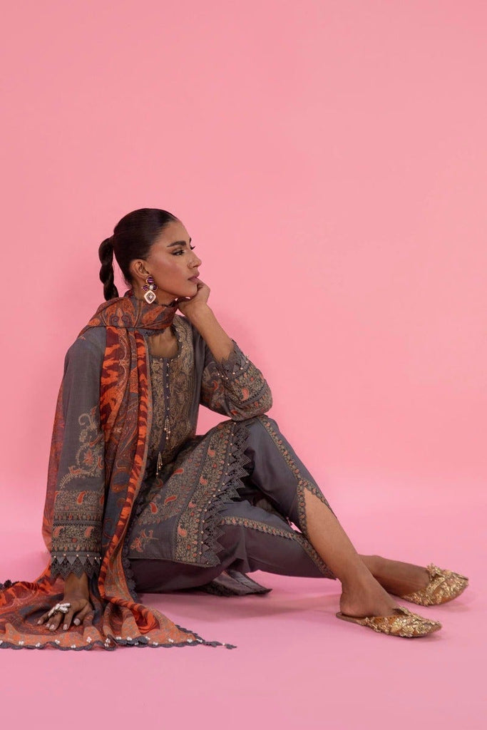 Sana Safinaz 3 Piece Printed Unstitched Suit