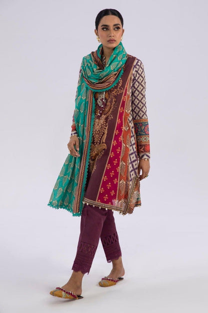 Sana Safinaz 3 Piece Printed Unstitched Suit