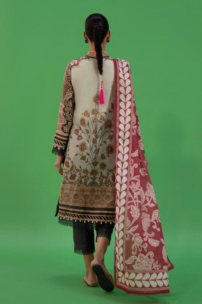 Sana Safinaz 3 Piece Printed Unstitched Suit