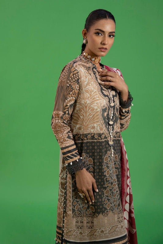 Sana Safinaz 3 Piece Printed Unstitched Suit