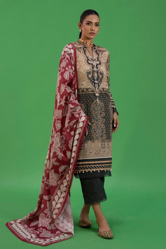 Sana Safinaz 3 Piece Printed Unstitched Suit