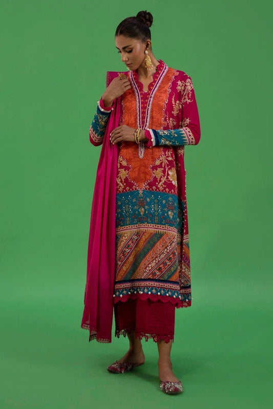 Sana Safinaz 3 Piece Printed Unstitched Suit