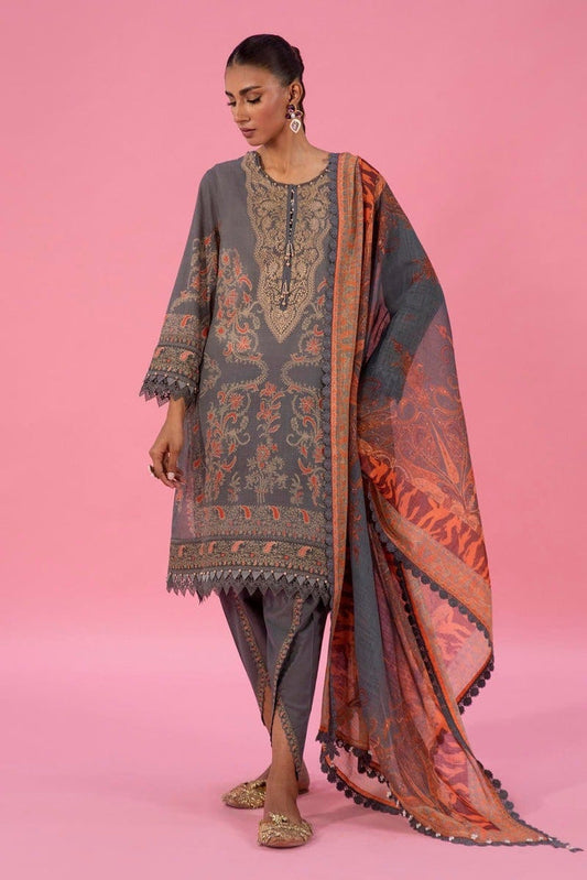 Sana Safinaz 3 Piece Printed Unstitched Suit