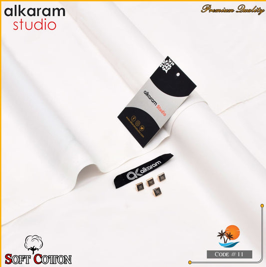 Alkaram Summer Executive Soft Cotton 100% Original AKAS- 011
