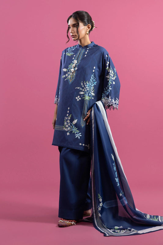 Sana Safinaz Mahay Vol-3 – 3 Pc Lawn Suit H253-002B-3AS