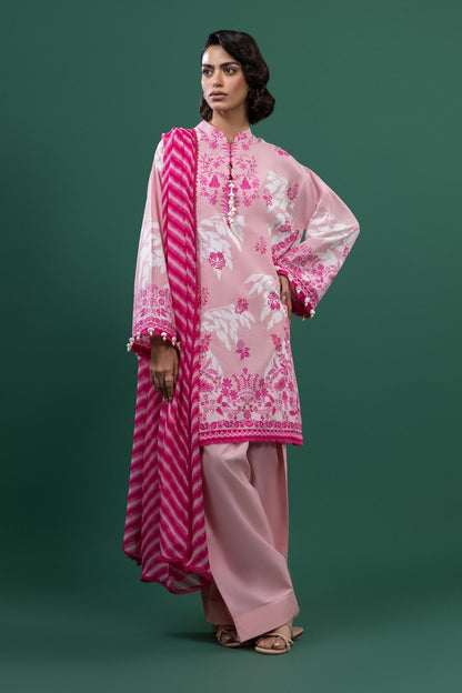 Unstitched 3 Piece Lawn Suit