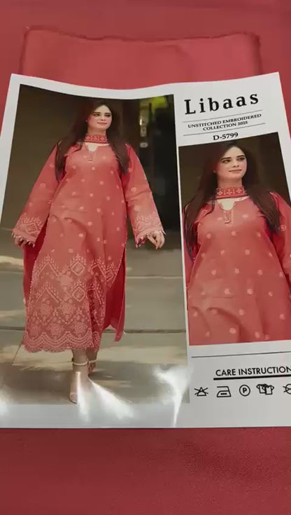 LIBAAS - 2 PIECE UNSTICED IN DHANAK