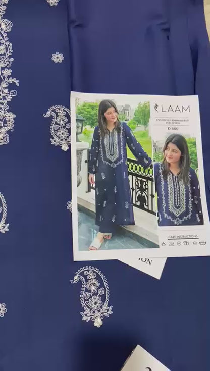 LAAM - 2 PIECE UNSTICED IN DHANAK