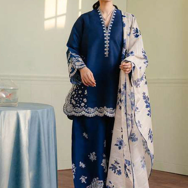 ZARA SHAHJAHAN  Dhanak Embroidered 3 Piece | AS-19