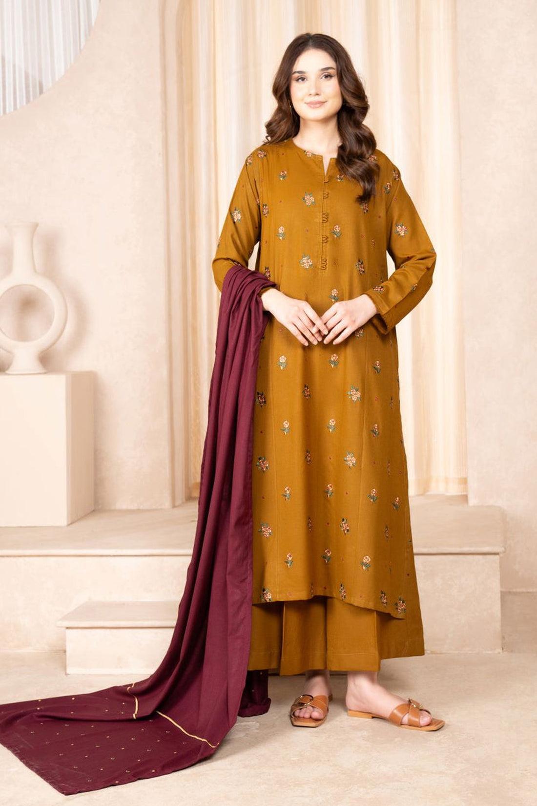 ASLINE– Luxury Embroidered 3-Piece in DHANAK