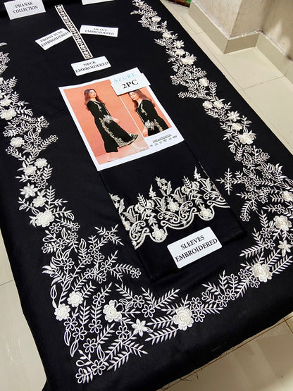 AZURE - 2 PIECE UNSTICED IN DHANAK