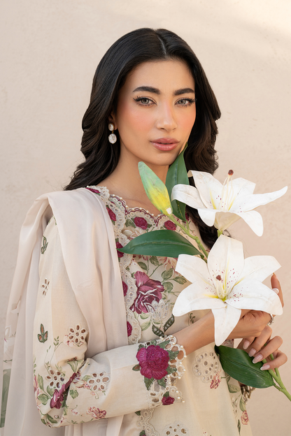 MARIA.B EMB WITH PATCHES UNSTICHED 3 PIECE