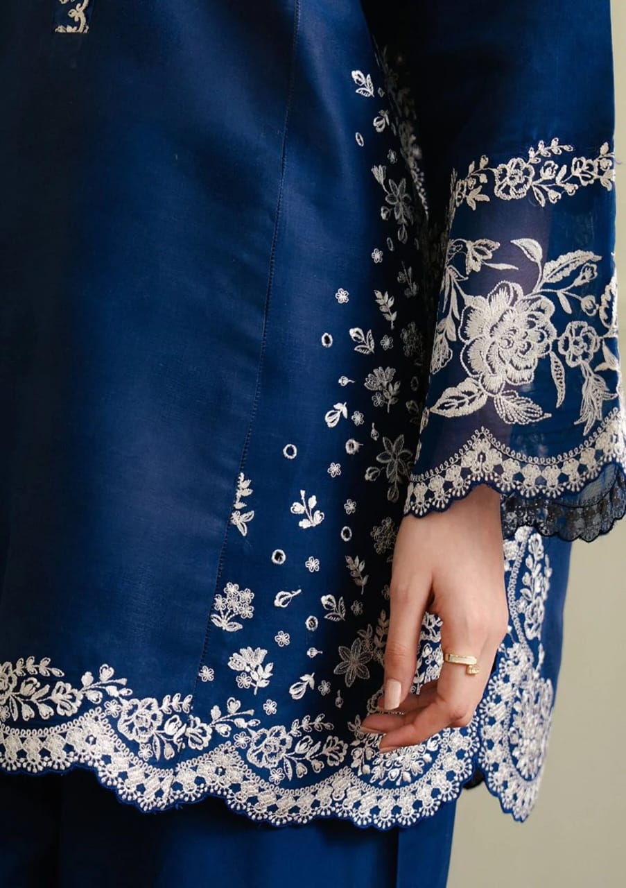 ZARA SHAHJAHAN  Dhanak Embroidered 3 Piece | AS-19