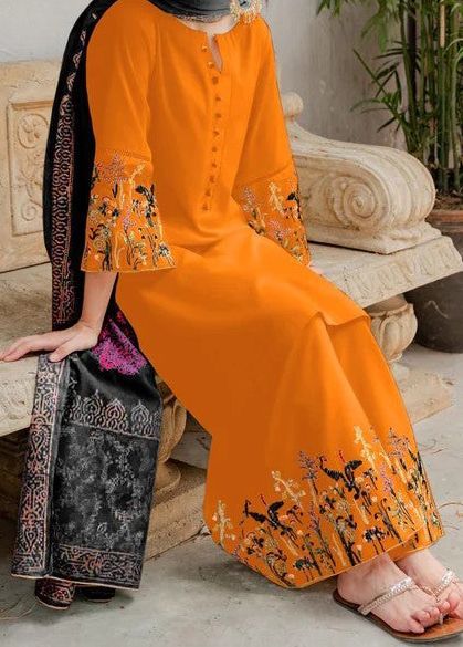 ASLINE– Luxury Embroidered 3-Piece in DHANAK
