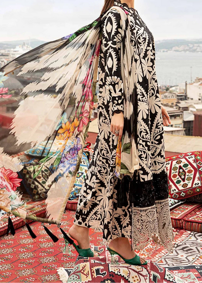 MARIA.B EMB WITH PATCHES UNSTICHED 3 PIECE